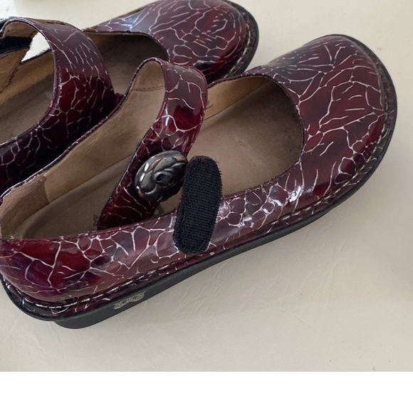 Alegria genuine leather shoes with Mary Jane style and Velcro closure. Size 36. - Picture 6 of 15
